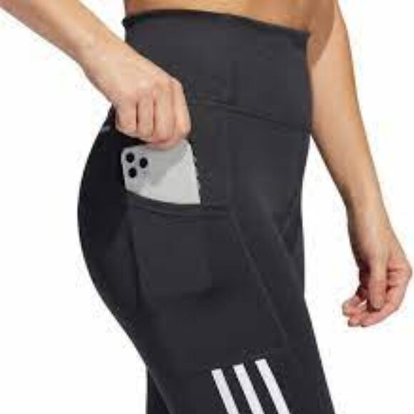 adidas Pants - Adidas black athletic leggings with phone pocket